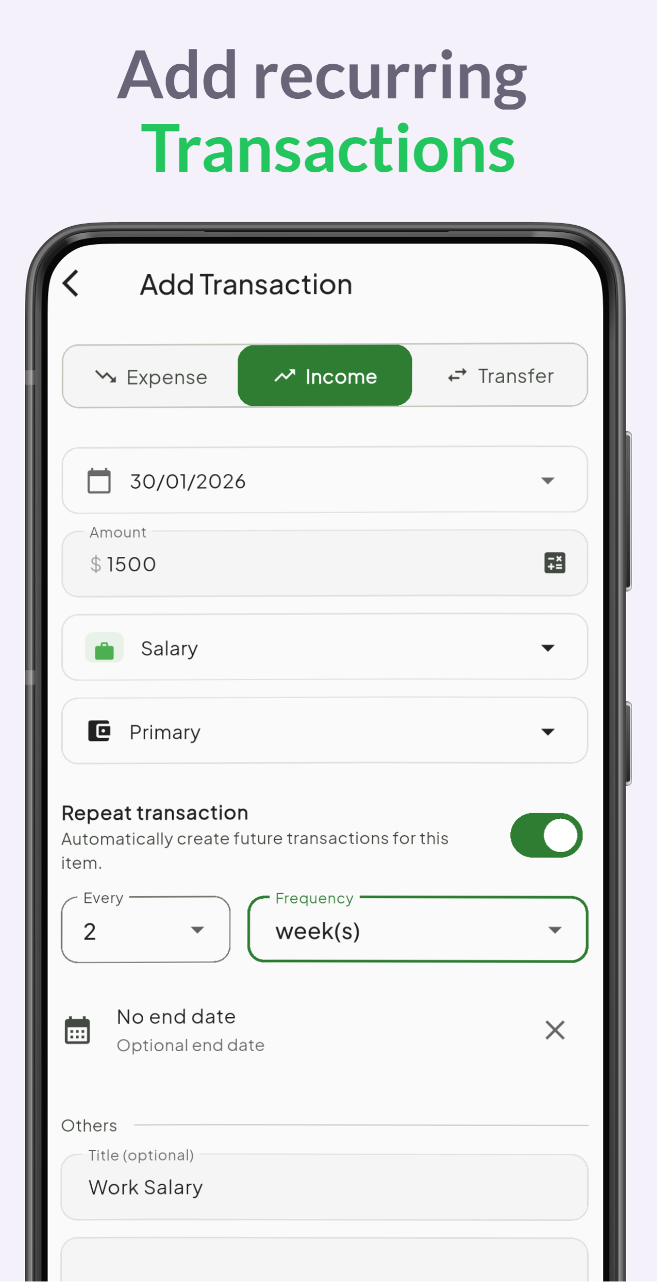Spendy app screenshot 6
